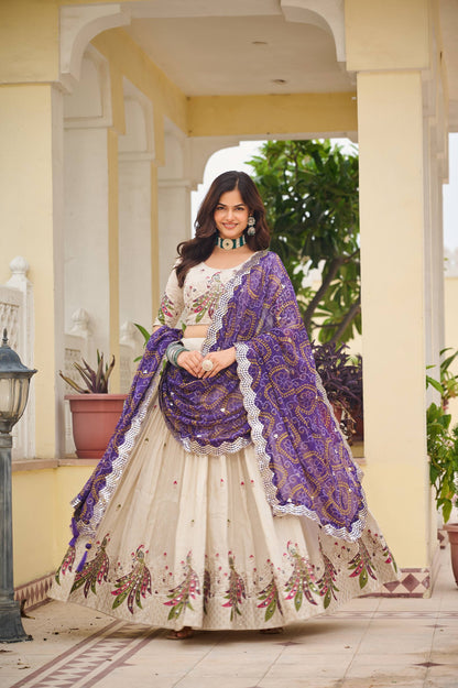 Tissue Silk + Bandhej Concept