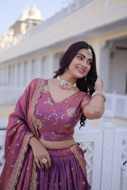 Ysl Silk Wedding Lehenga Choli