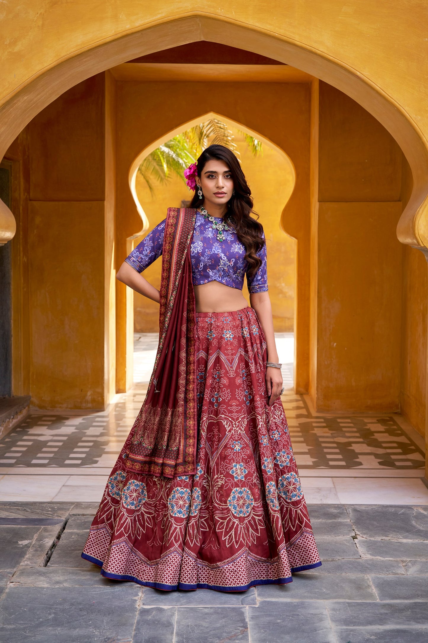 Vaishali silk Lehenga Choli
