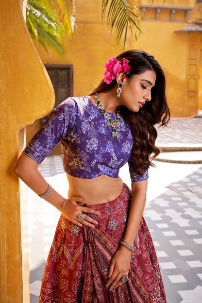 Vaishali silk Lehenga Choli