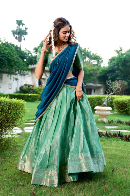 South’s finest weave, styled for you - South Indian Style