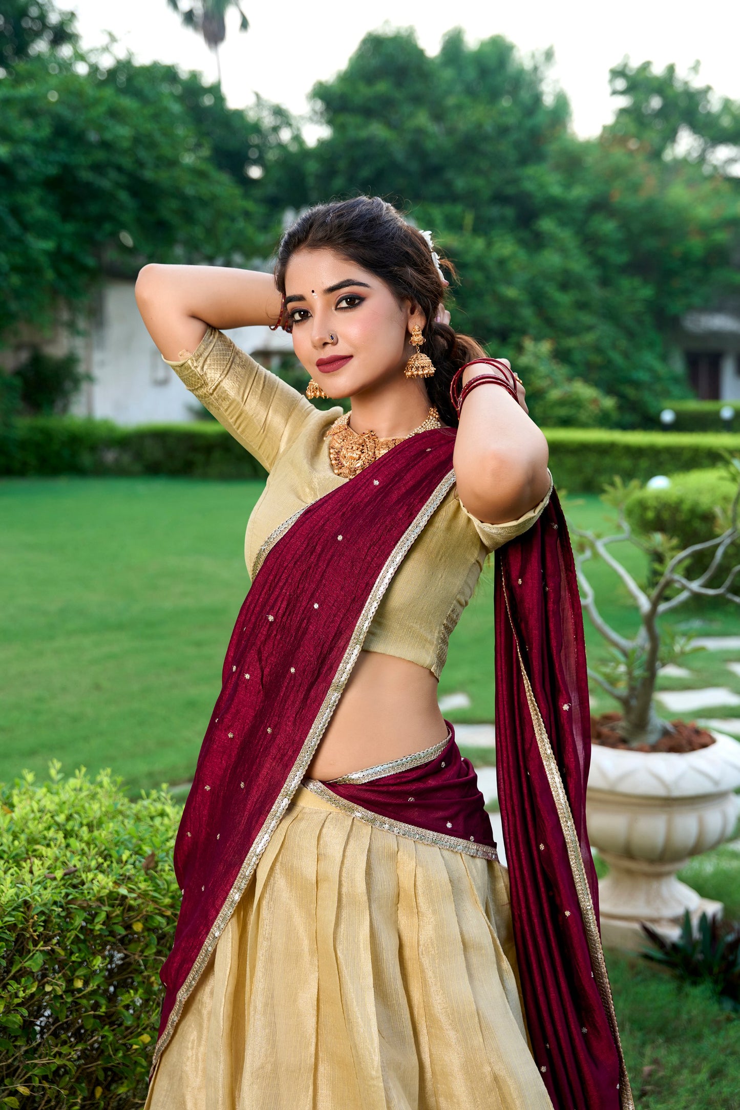 South’s finest weave, styled for you - South Indian Style