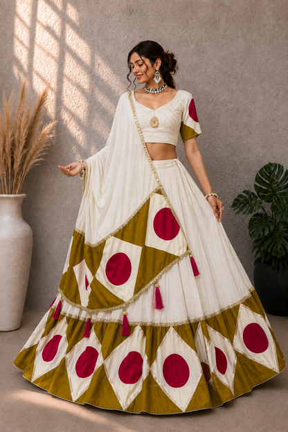 Cotton Navratri Cholis