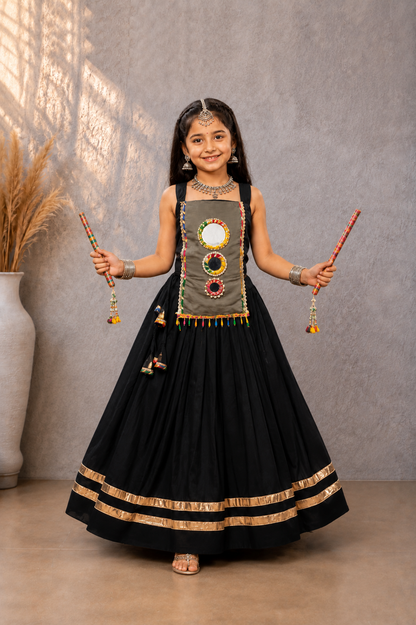 Navratri Mirror Work Outfit