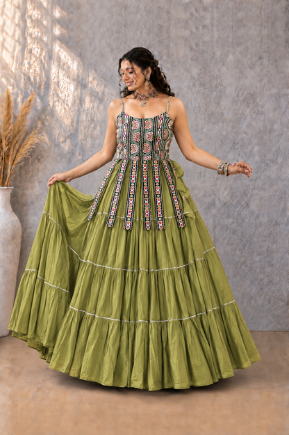 Kutchi Patchework Lehnega Choli