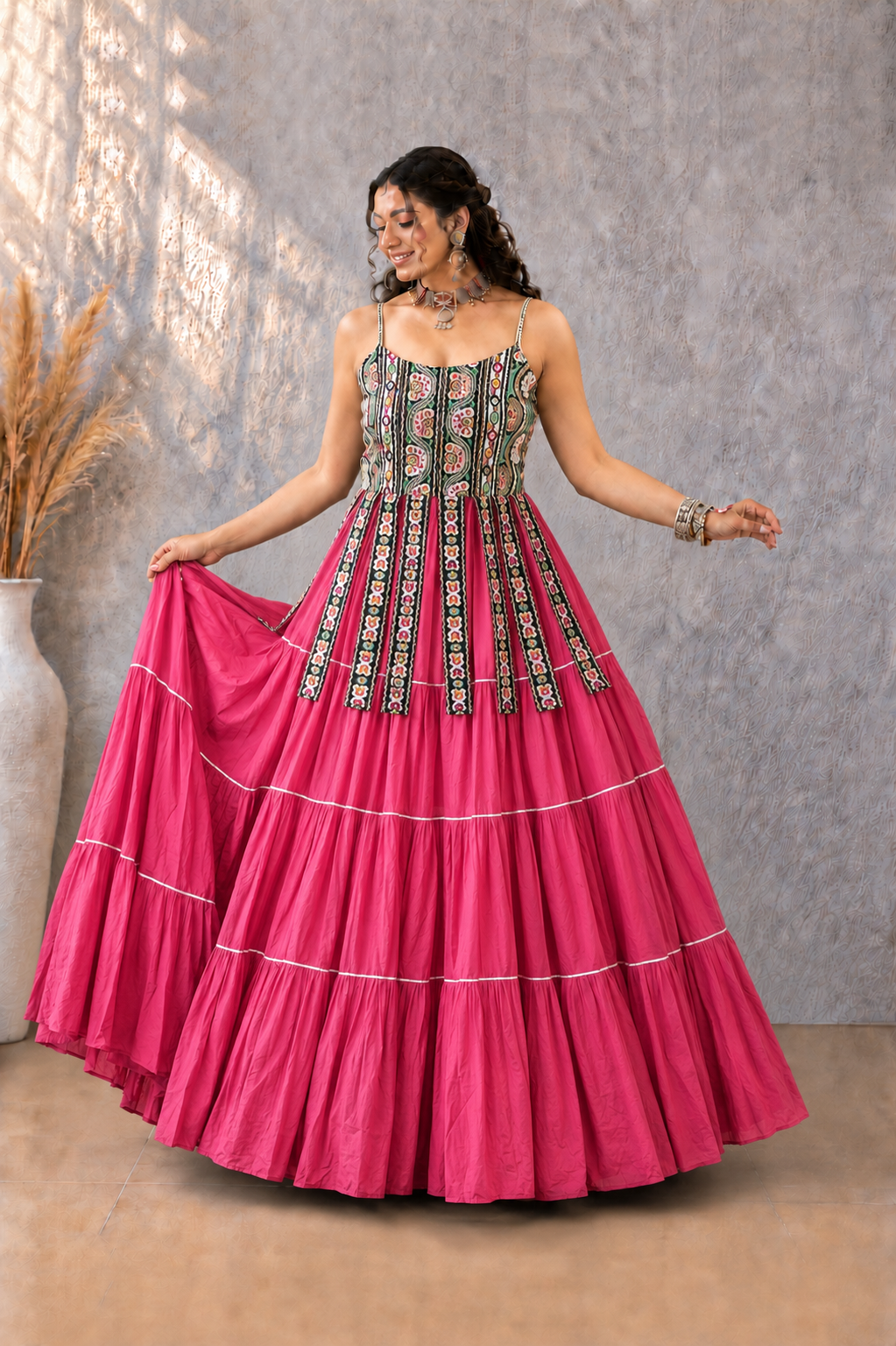 Kutchi Patchework Lehnega Choli