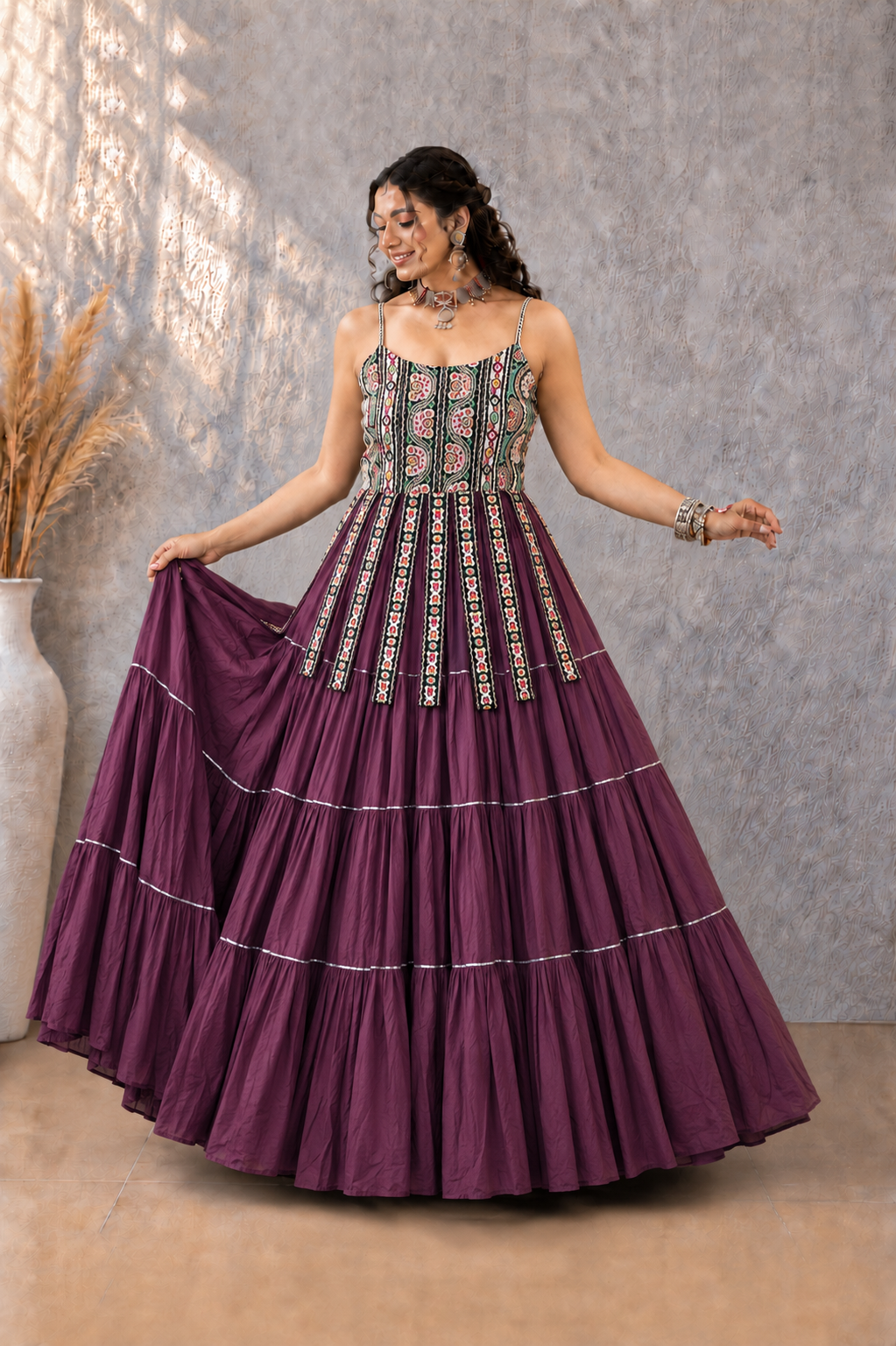 Kutchi Patchework Lehnega Choli