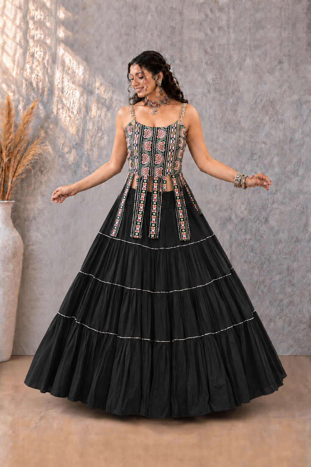 Kutchi Patchework Lehnega Choli