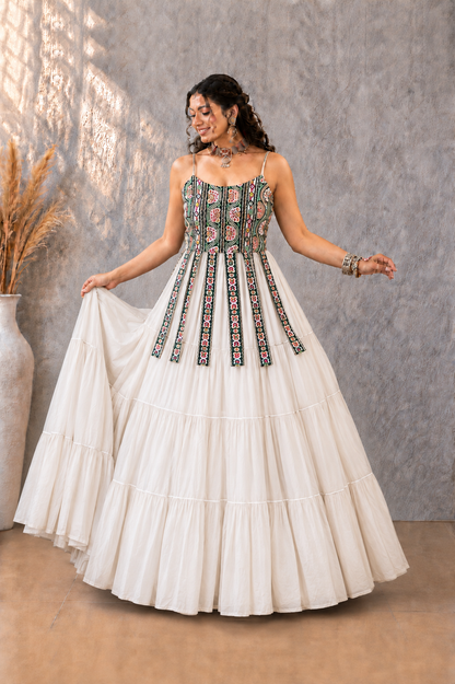 Kutchi Patchework Lehnega Choli