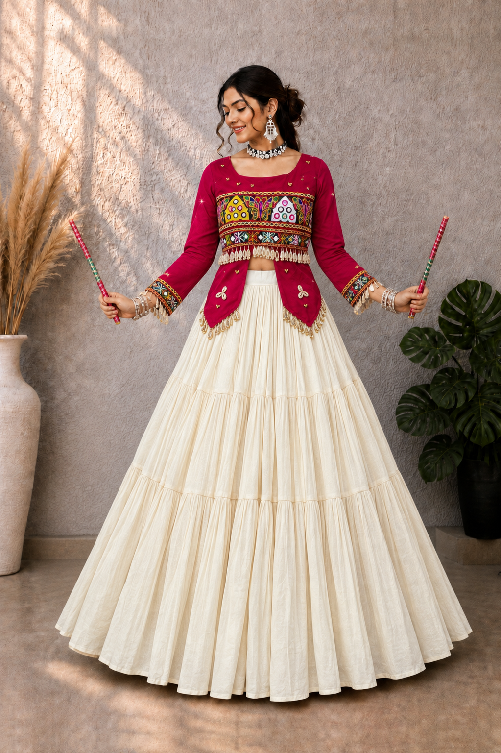 Navratri Special Top Lehenga Set
