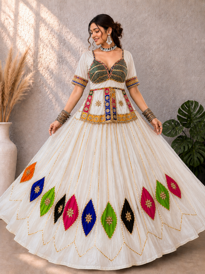 NAVRATRI 2K26 – CHANDRIKA | White & Black Edition