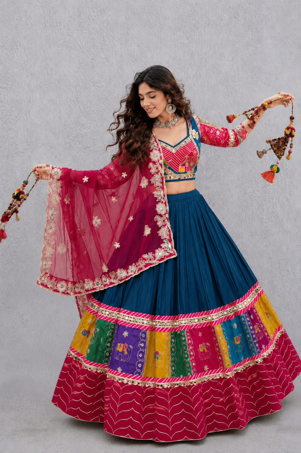 Navratri Cotton with Vintage Concept