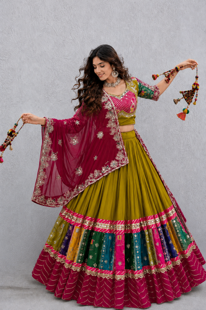 Navratri Cotton with Vintage Concept