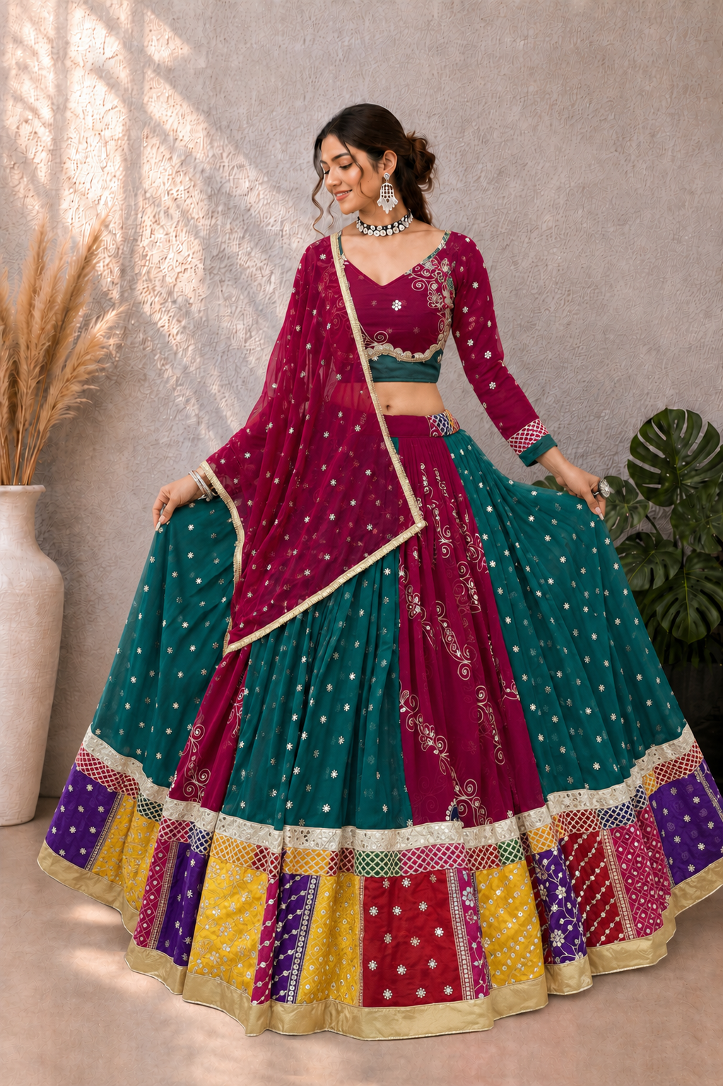 Navratri Special Vintage Chaniya Choli