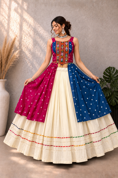 Navratri Special Long Blouse Set