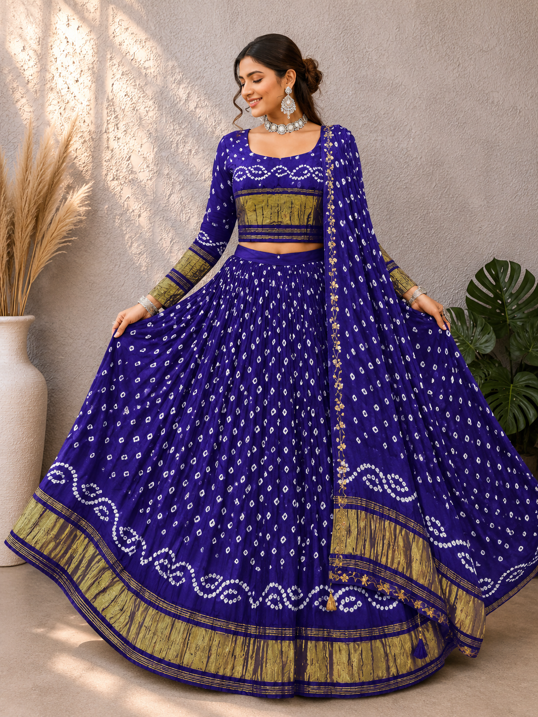 Pure Modal Silk Lehenga Choli