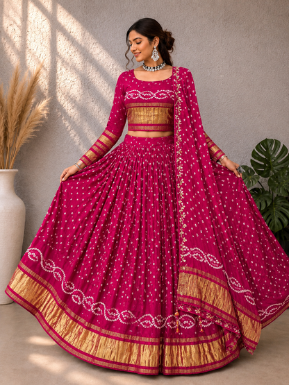 Pure Modal Silk Lehenga Choli
