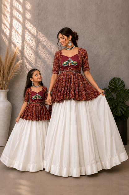Cotton HandWork Patola Outfit