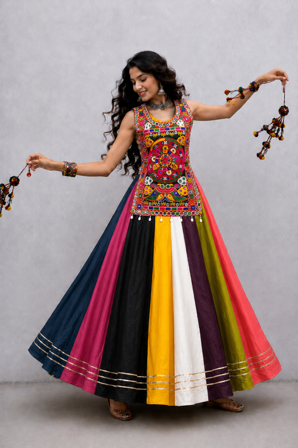 Navratri Special Gamthi Outfit