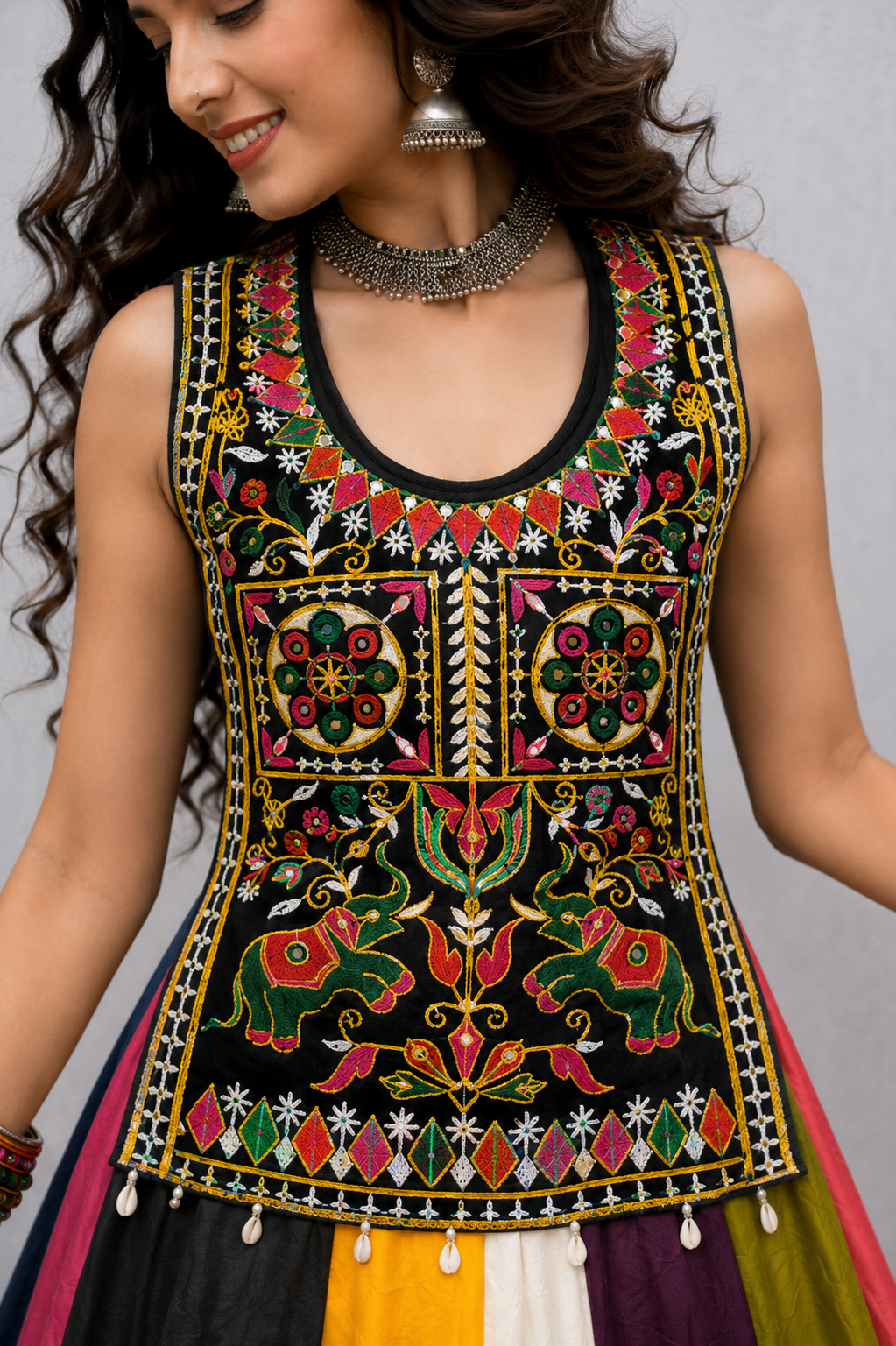 Navratri Special Gamthi Outfit