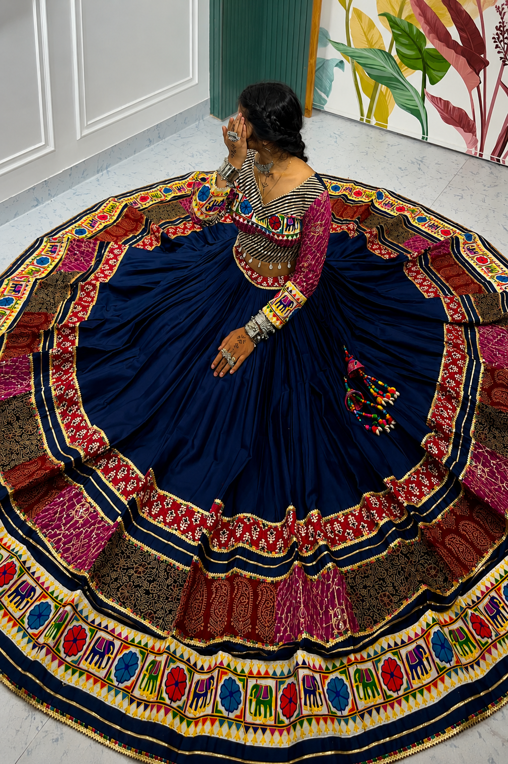 Navratri 2K26 – “RangRaaj Kutchi Royale -Blue"