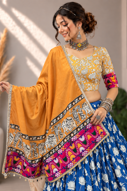 Kalamkari Navratri Lehenga