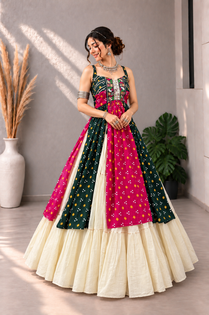 Bandhej Long Top Concept