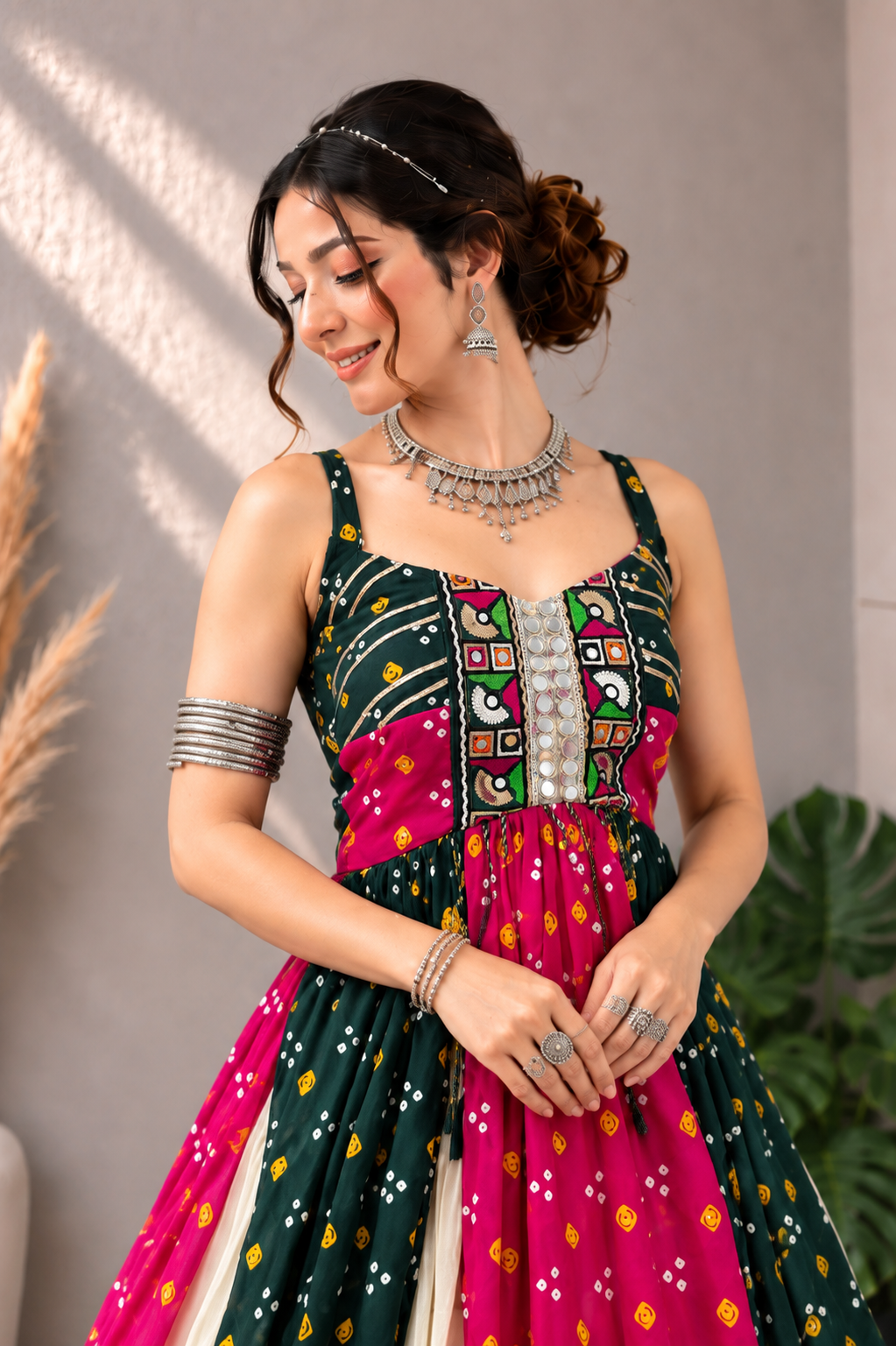 Bandhej Long Top Concept