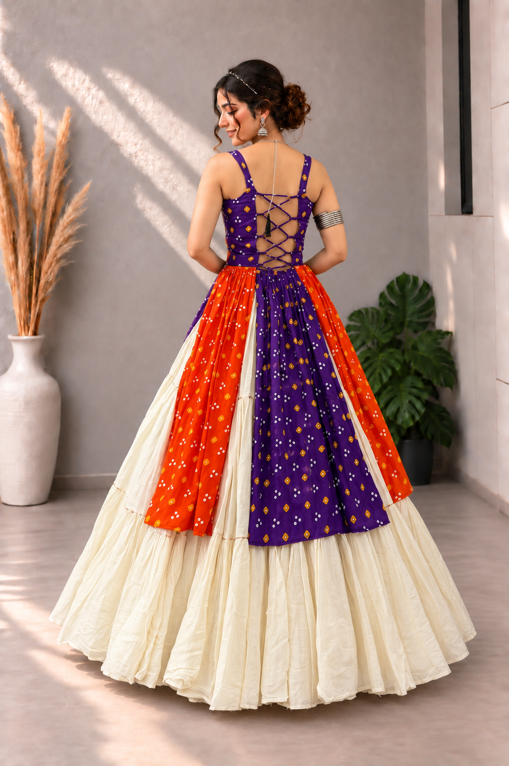 Bandhej Long Top Concept