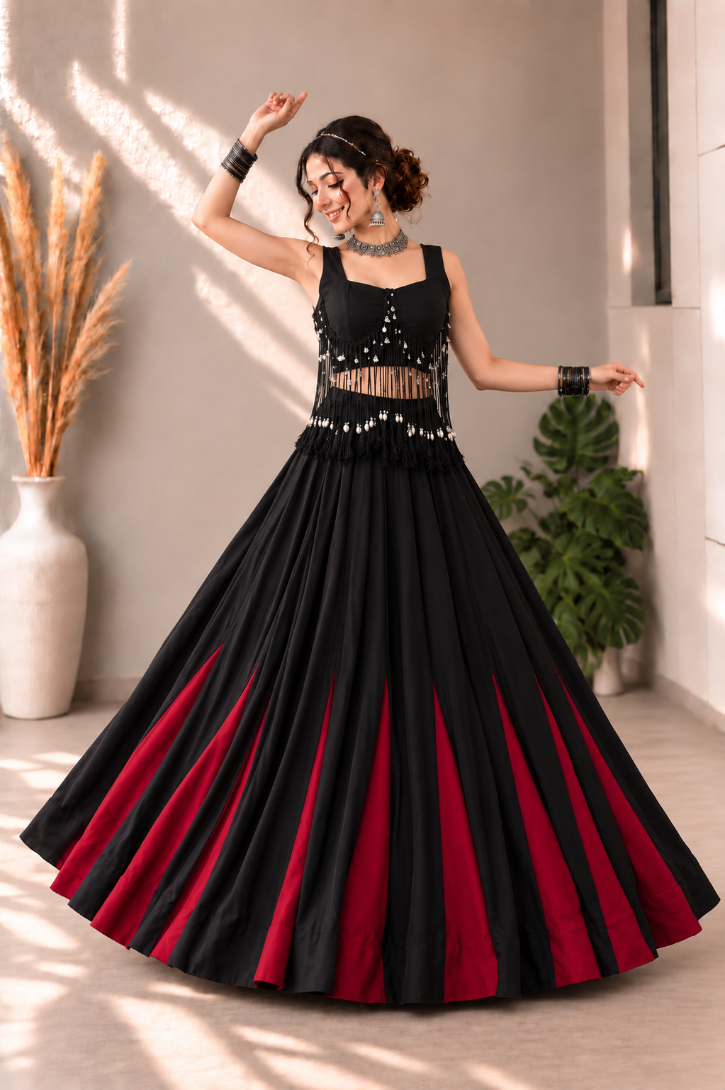 Midnight Color Combination Lehenga