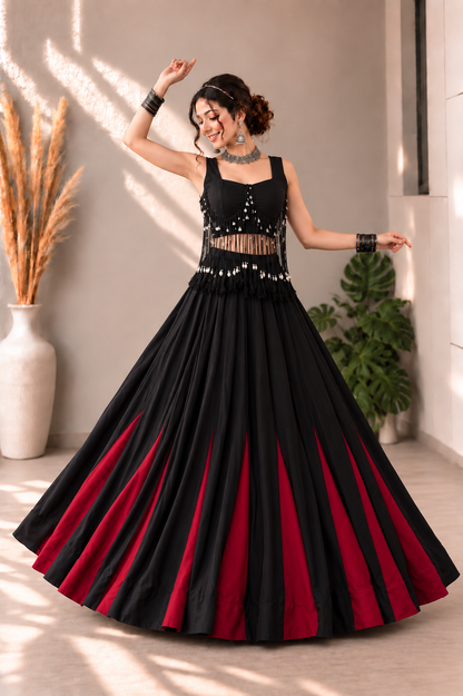 Midnight Color Combination Lehenga