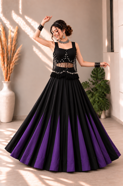 Midnight Color Combination Lehenga