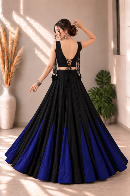Midnight Color Combination Lehenga