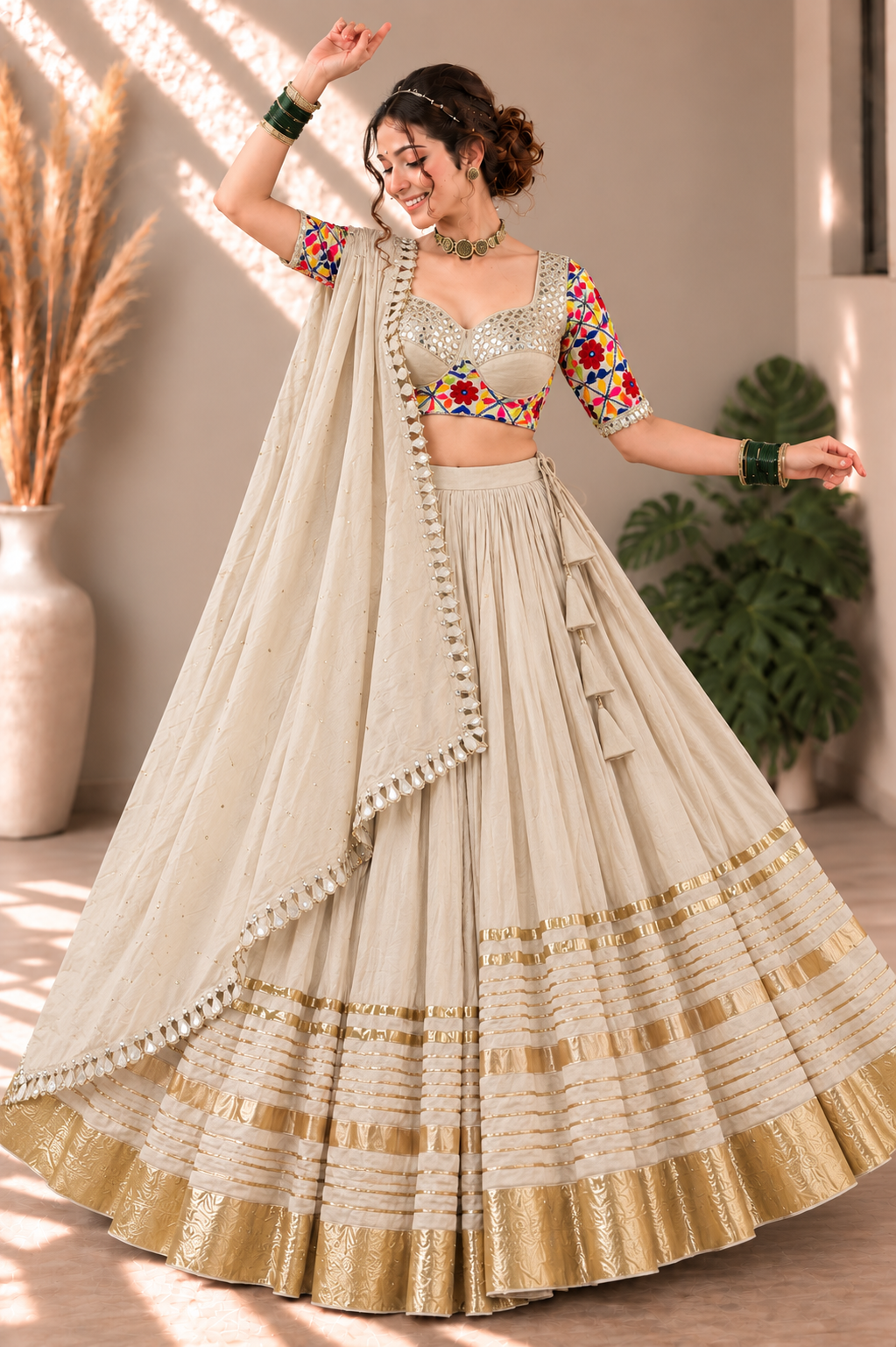 Miraaya Ivory Lehenga