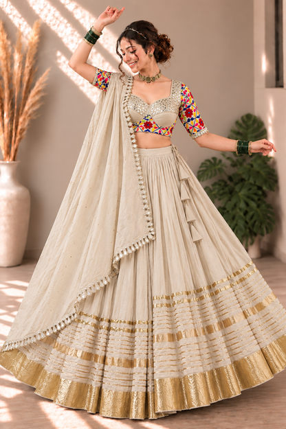 Miraaya Ivory Lehenga