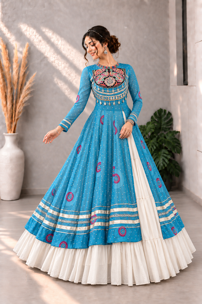 Royal Riwaayat – Designer Top With Lehenga