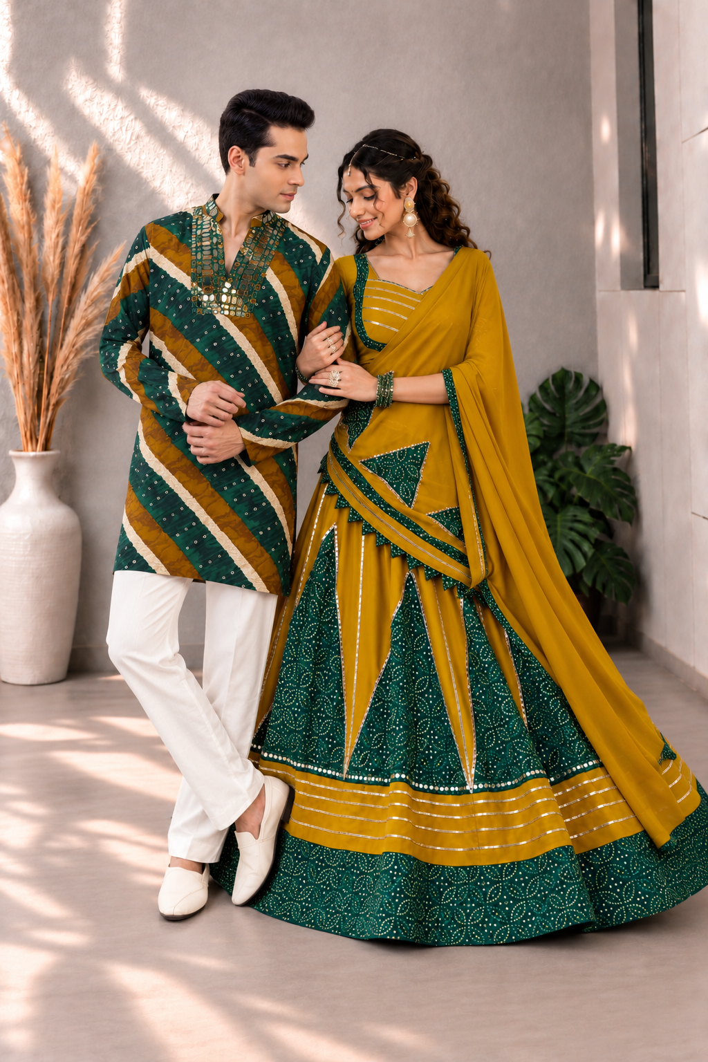 Royal Bandhani Duo
