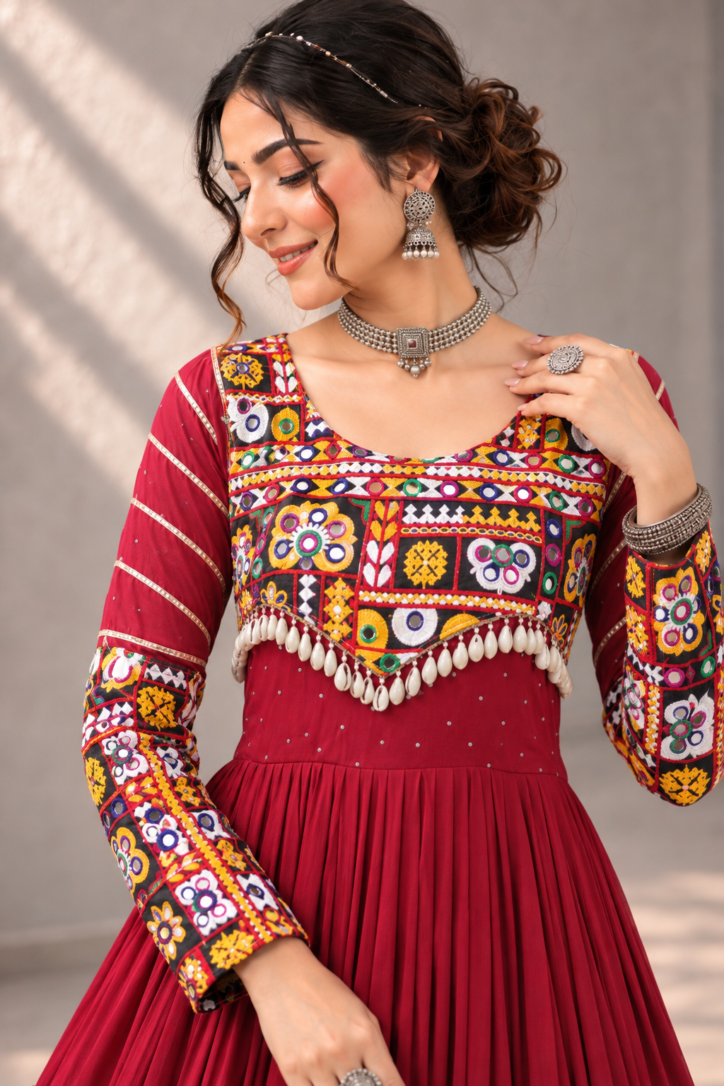 Rangrez Mirrorwork Gown