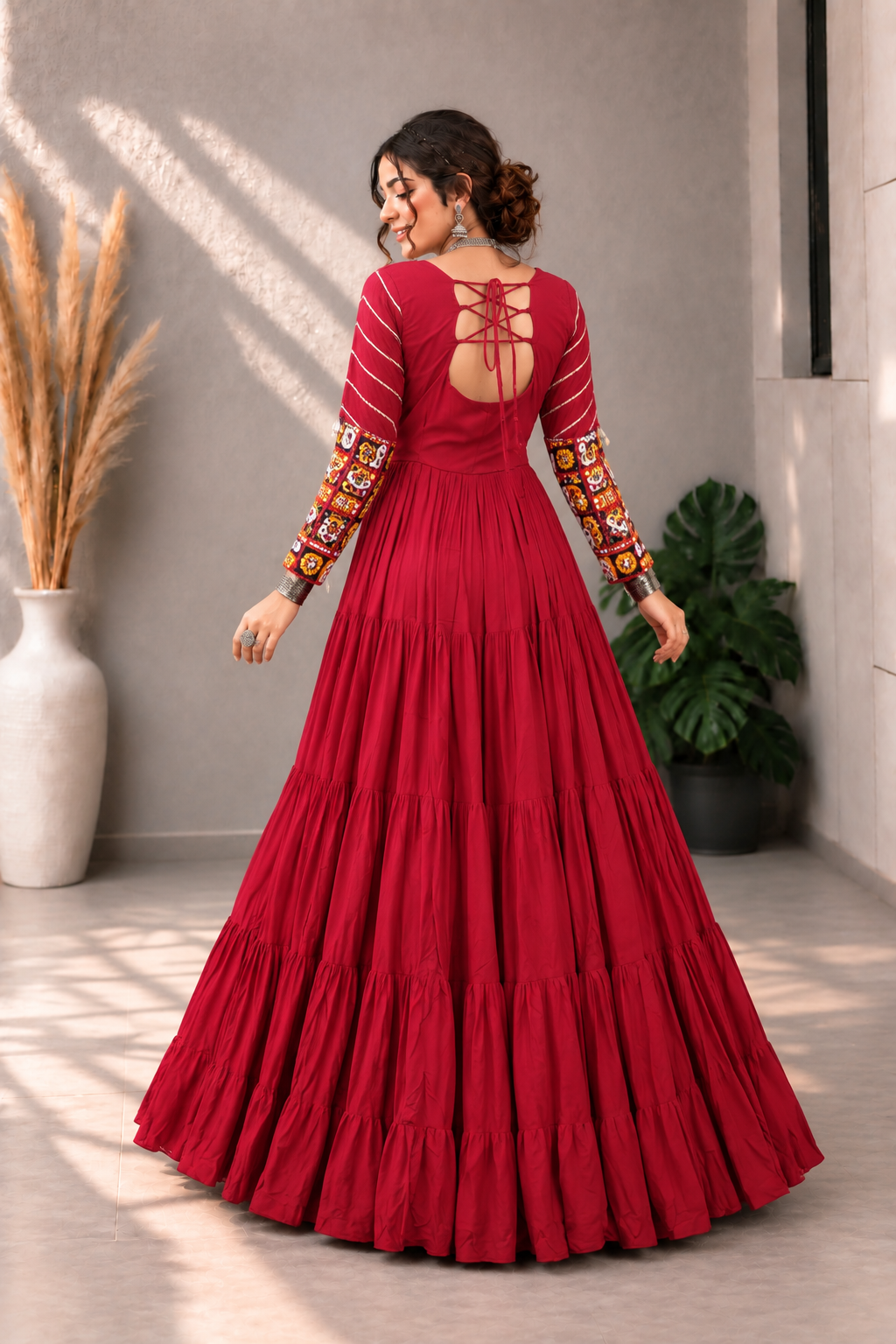 Rangrez Mirrorwork Gown