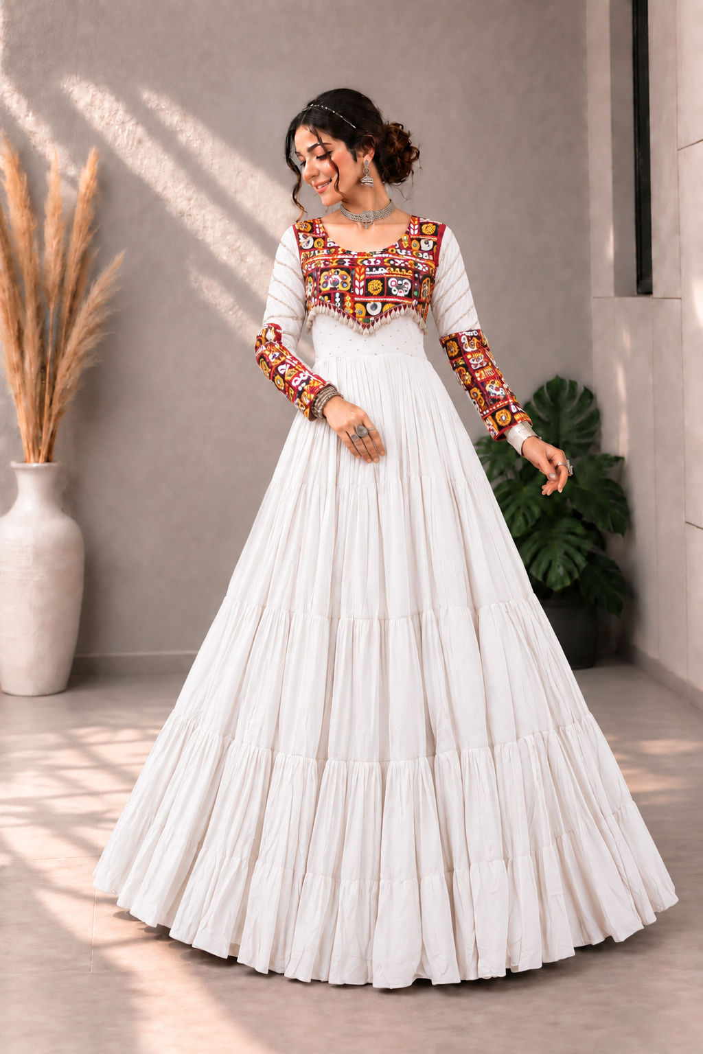 Rangrez Mirrorwork Gown