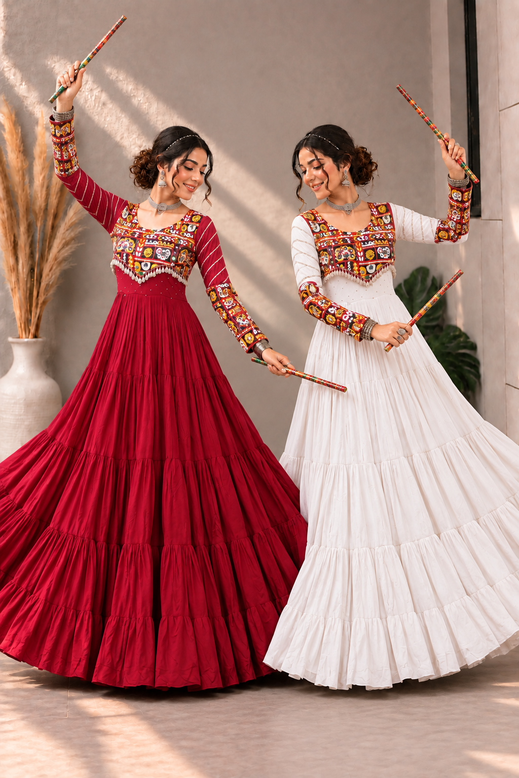 Rangrez Mirrorwork Gown