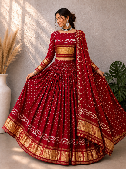 Pure Modal Silk Lehenga Choli