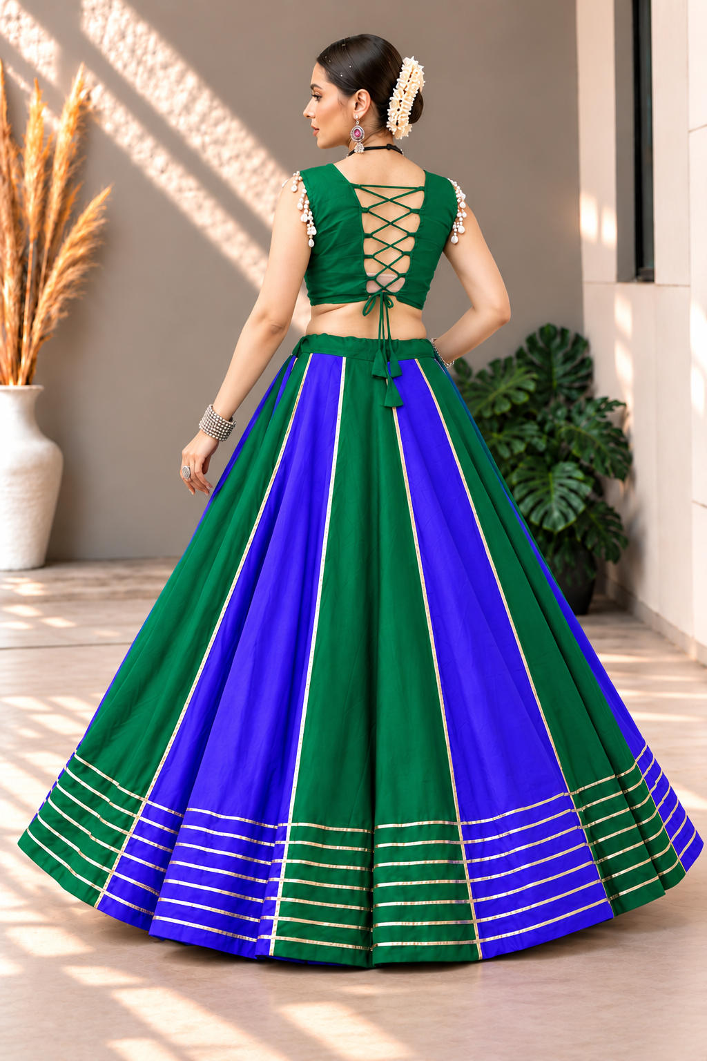 Garba Queen Crop Top Lehenga Set