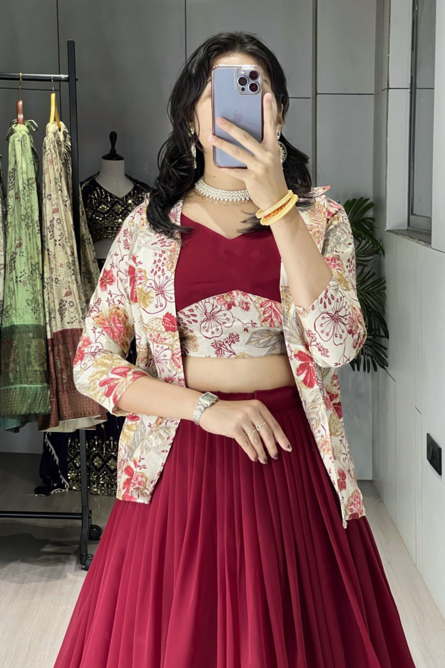 Classical Three Piece Chaniya Choli