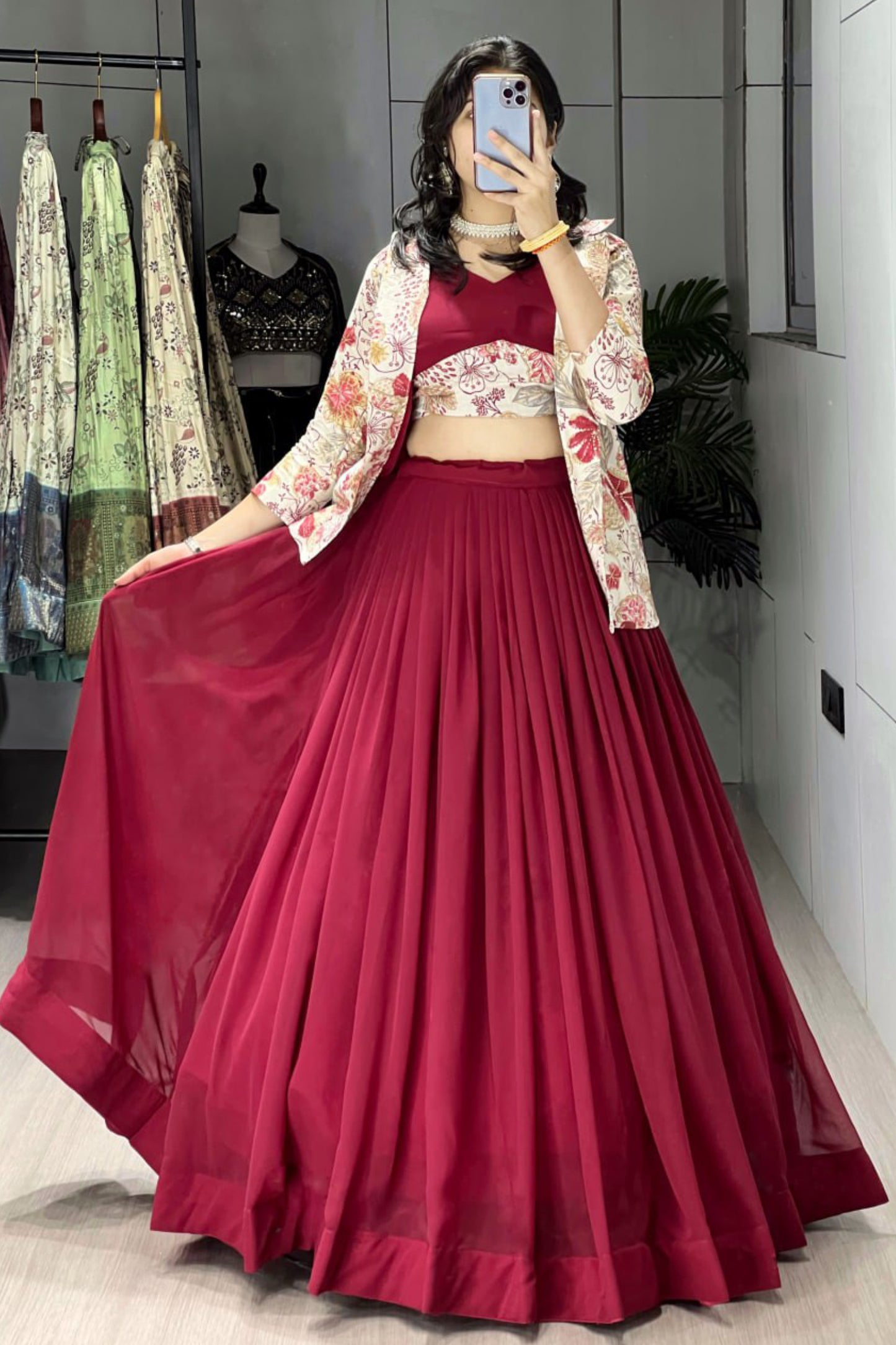 Classical Three Piece Chaniya Choli