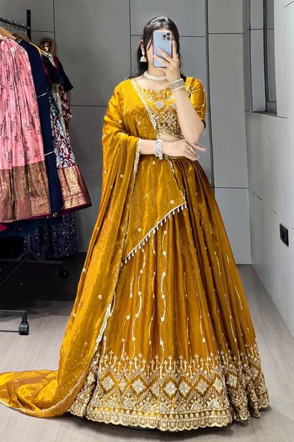 Beads Embroidery Lehenga Choli