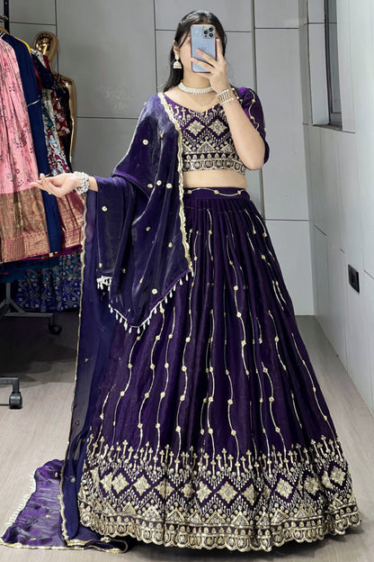 Beads Embroidery Lehenga Choli