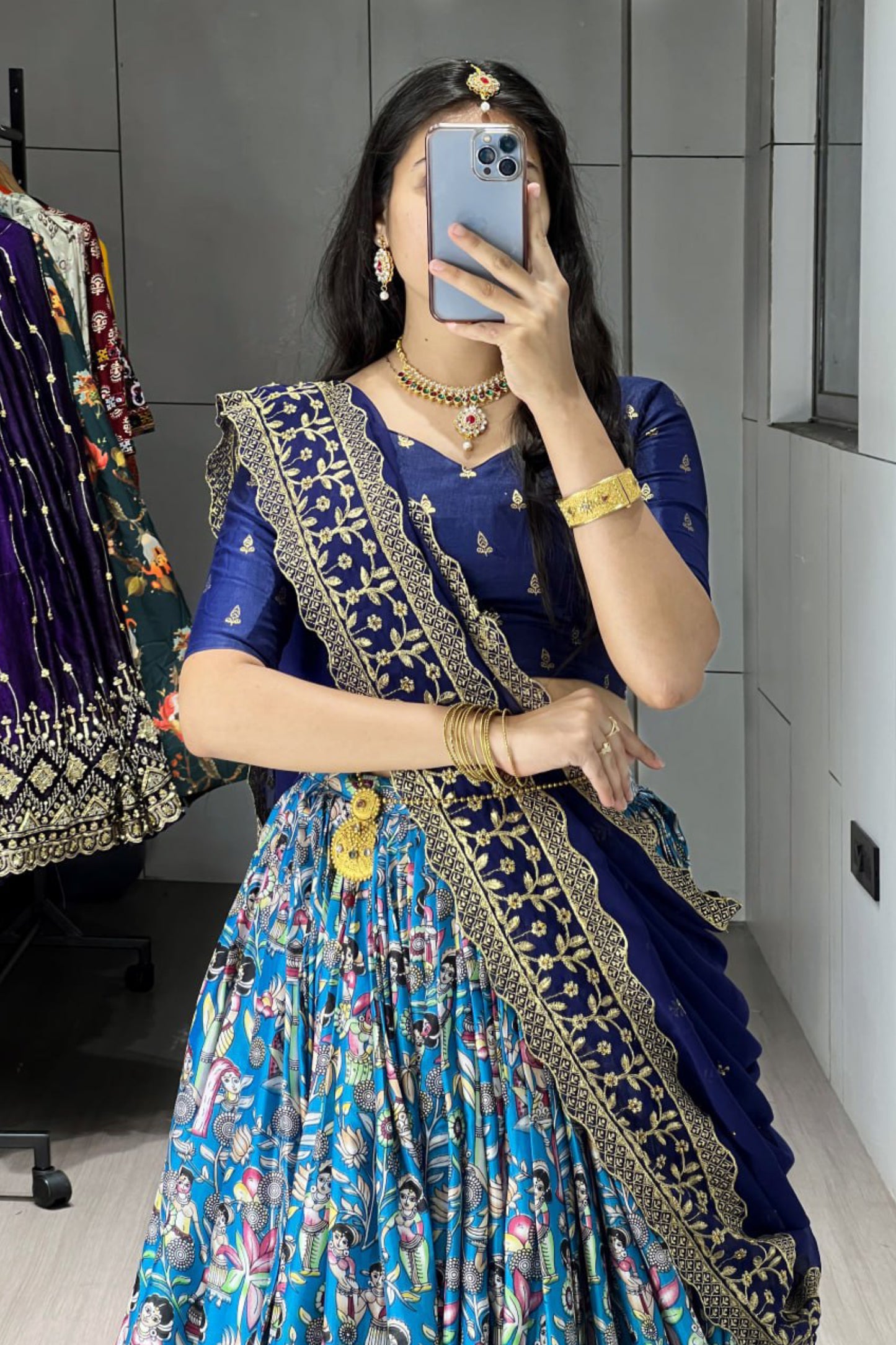 Kalamkari Lehenga Choli