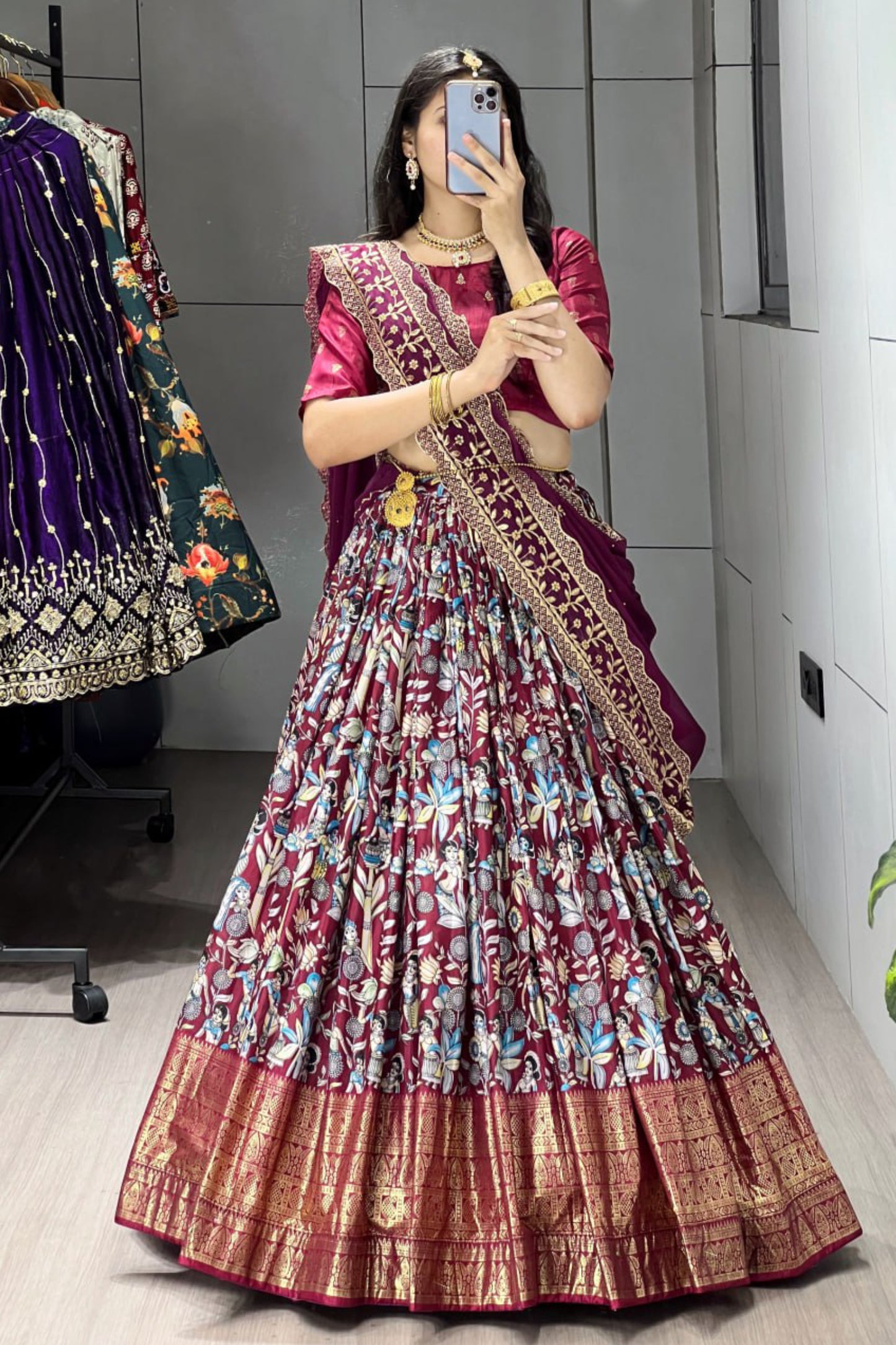Kalamkari Lehenga Choli