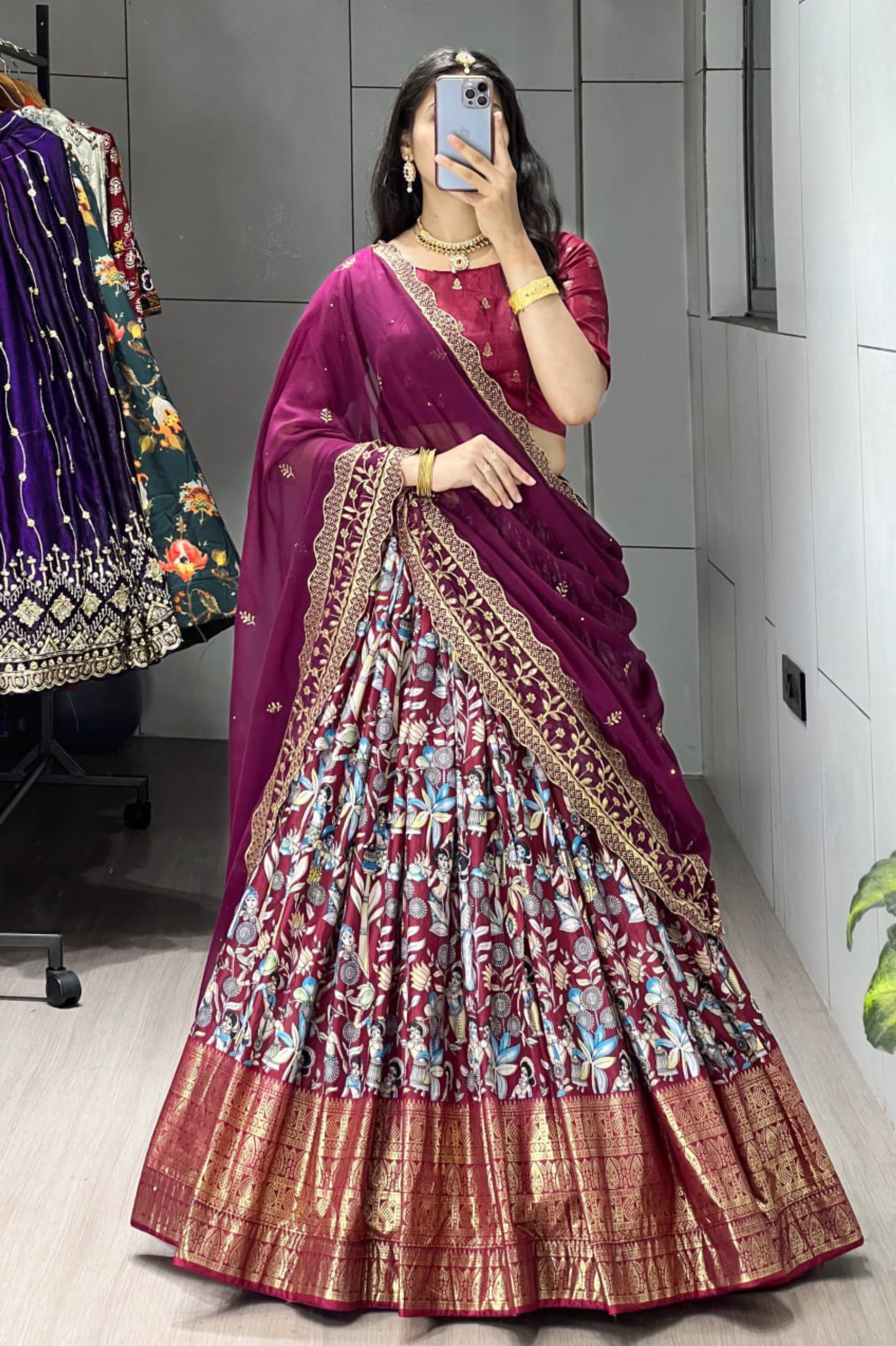 Kalamkari Lehenga Choli